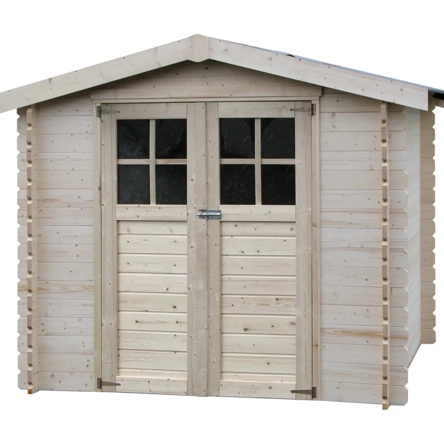 Casetta da giardino in legno Blockhaus Corinto sp 19 mm H203xL230xP213 cm