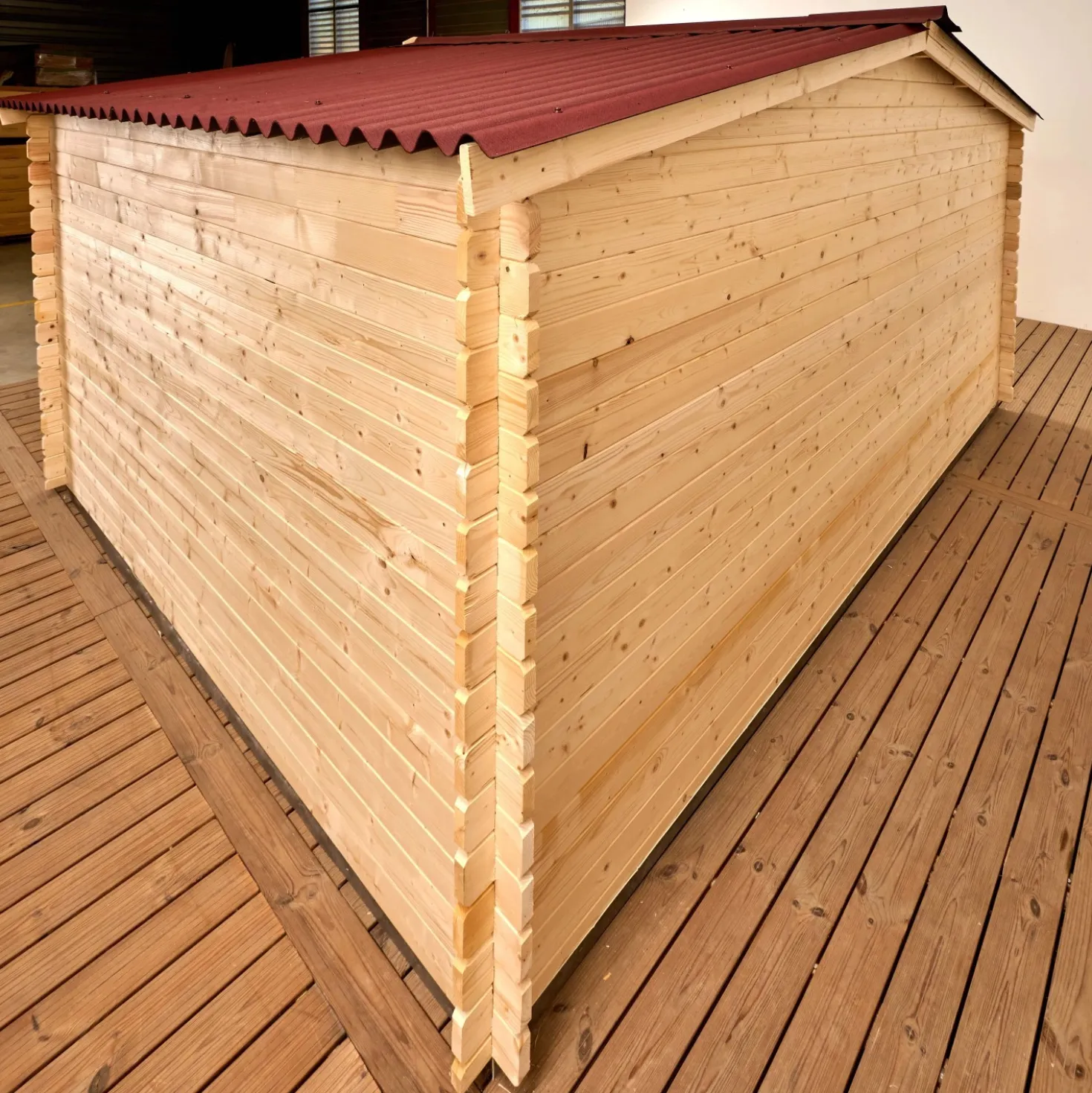 Casetta da giardino in legno sp 28 mm H207xL416xP404 cm