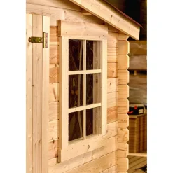 Casetta da giardino in legno sp 28 mm H207xL416xP404 cm