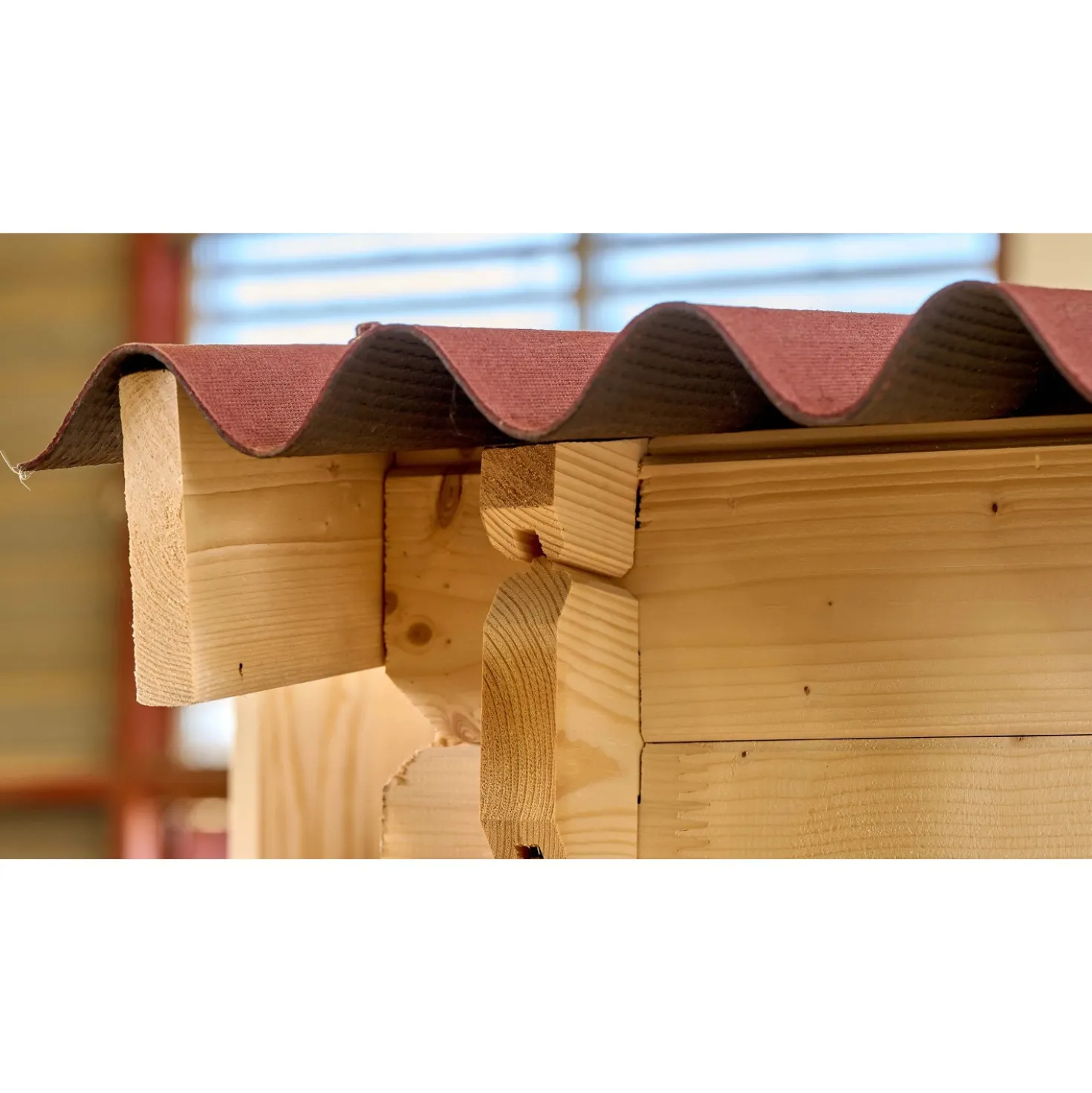 Casetta da giardino in legno sp 28 mm H207xL416xP404 cm