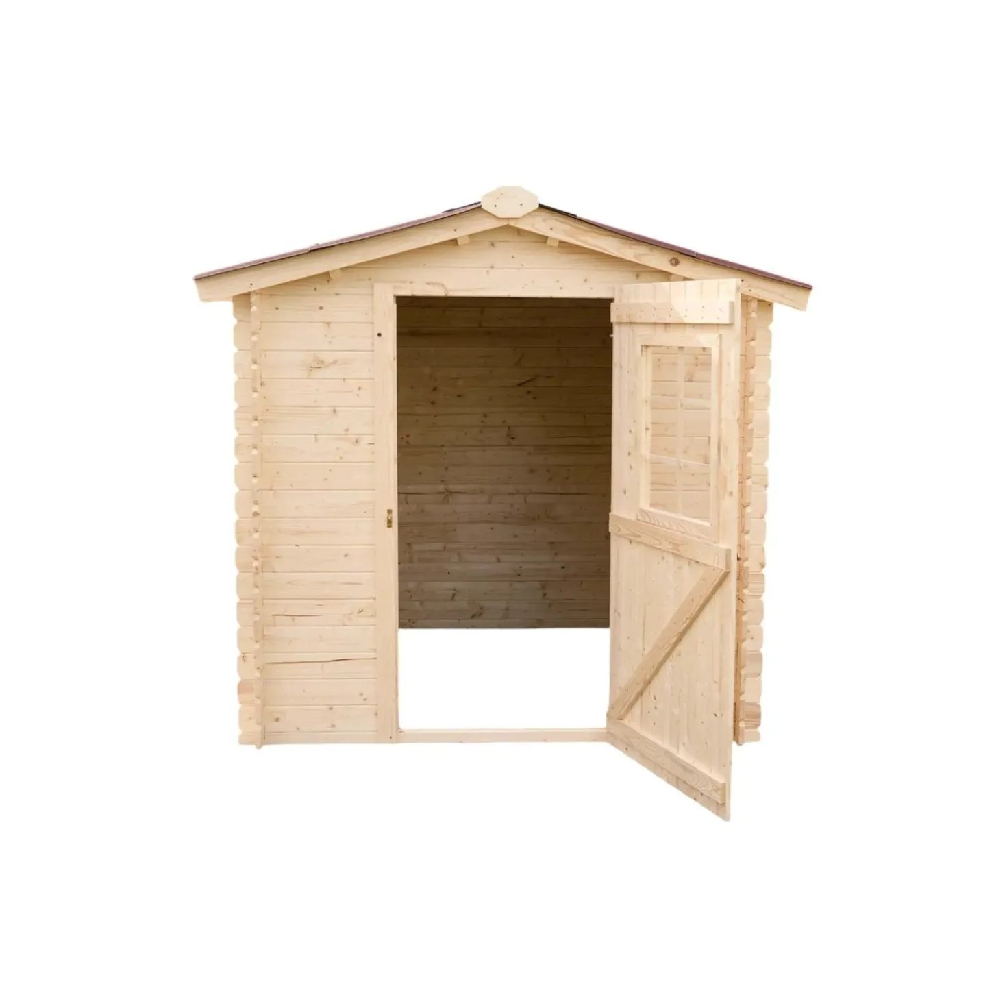 Casetta da giardino in legno sp 20 mm H197xL199xP205 cm