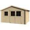 Casetta da giardino in legno Torcal sp 34 mm H247xL430xP302 cm