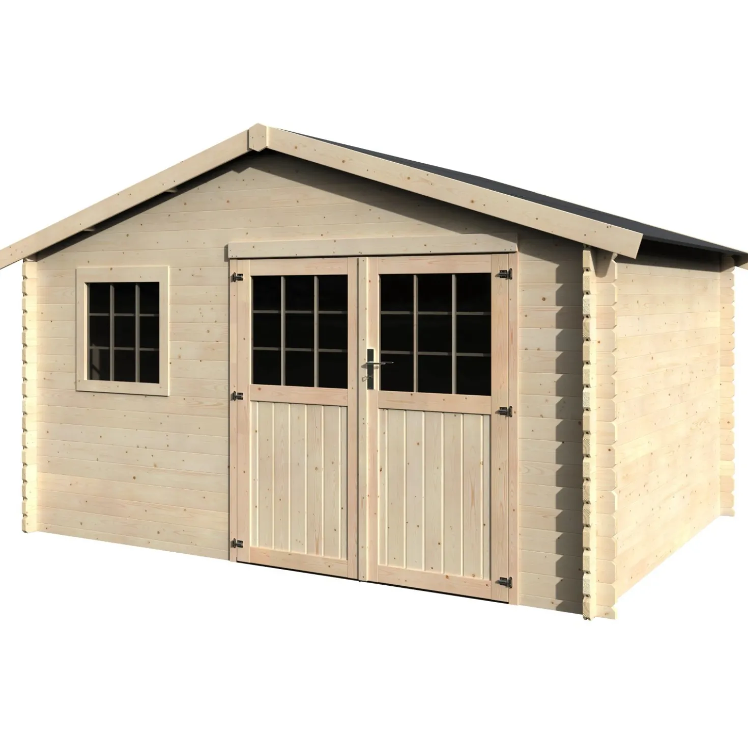 Casetta da giardino in legno Torcal sp 34 mm H247xL430xP302 cm