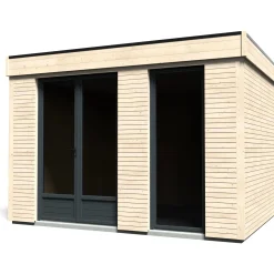 Casetta da giardino in legno semi-abitabile H250xL365xP299 cm 8,71 m²