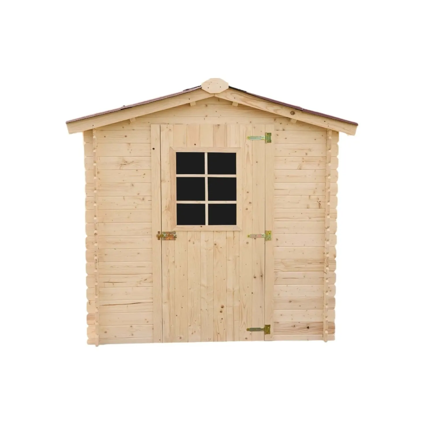 Casetta da giardino in legno con pavimento sp 20 mm H197xL199xP205 cm