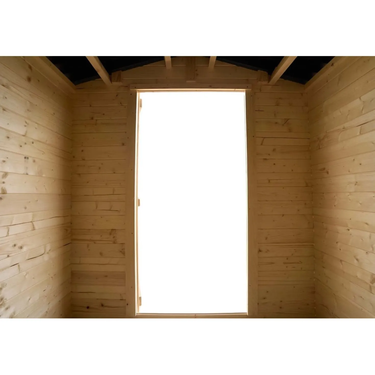 Casetta da giardino in legno con pavimento sp 20 mm H197xL199xP205 cm