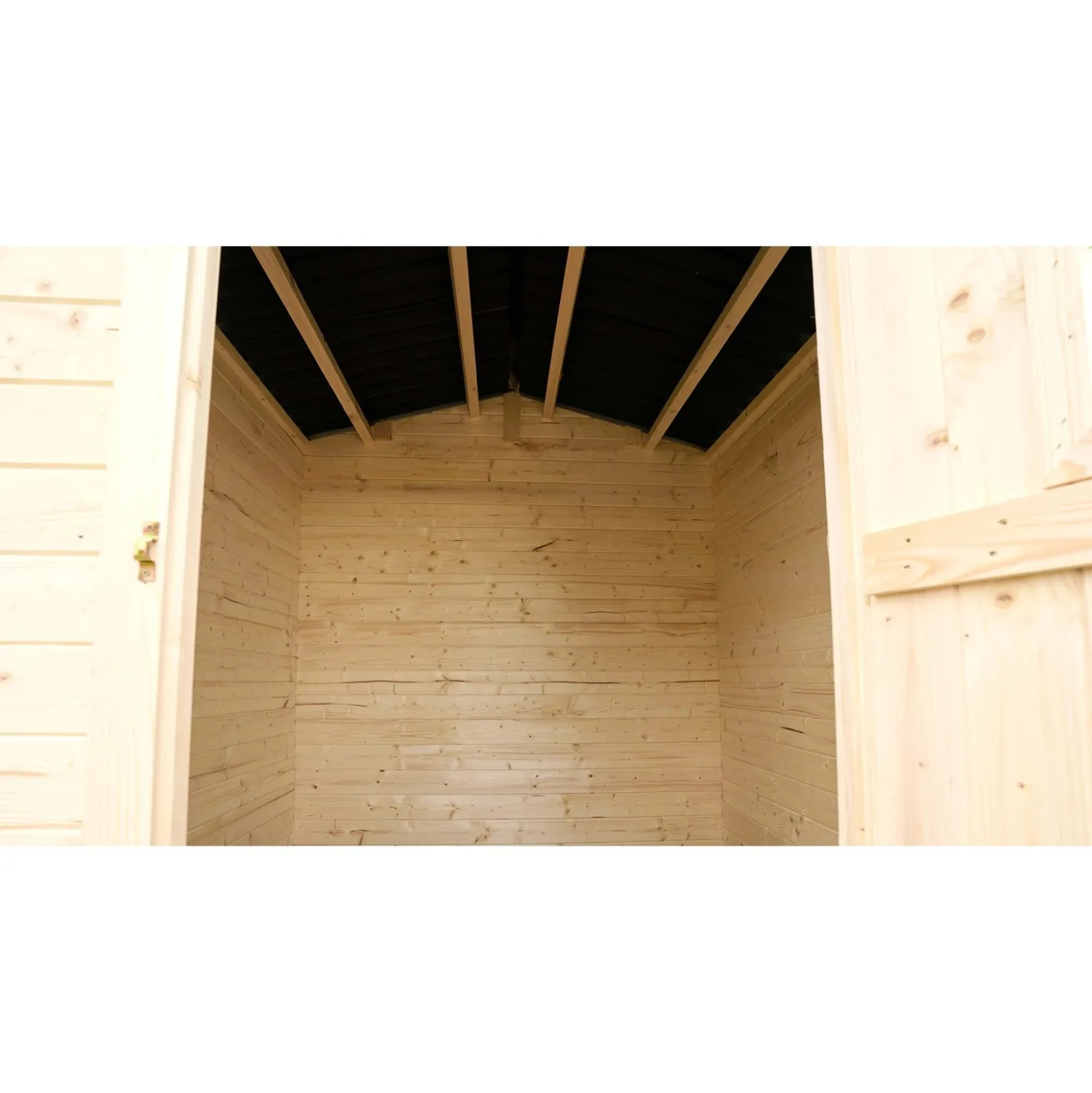 Casetta da giardino in legno con pavimento sp 20 mm H197xL199xP205 cm