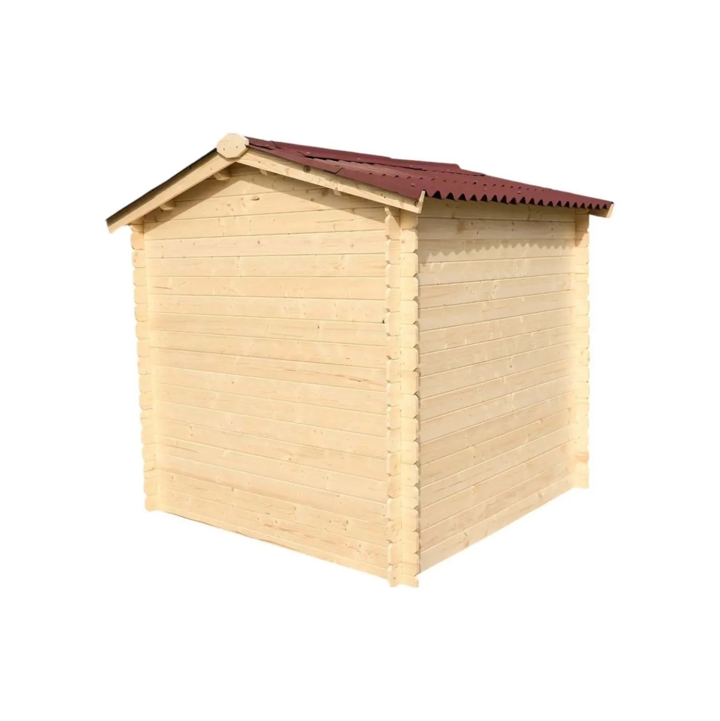 Casetta da giardino in legno con pavimento sp 20 mm H197xL199xP205 cm