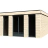 Casetta da giardino in legno semi-abitabile H250xL497xP497 cm 21,34 m²