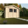 Casetta da giardino in legno Blockhaus Atene sp 34 mm H239xL317xP313 cm