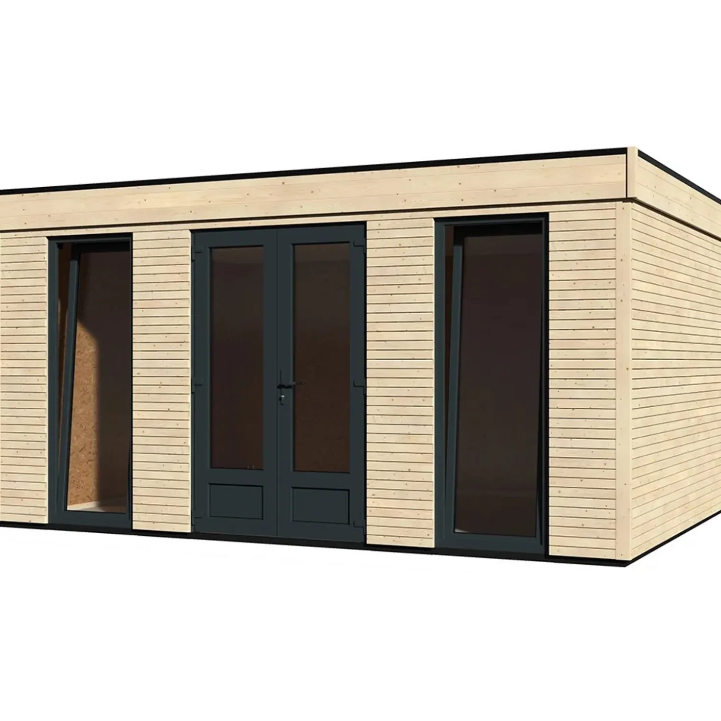 Casetta da giardino in legno semi-abitabile H250xL497xP365 cm 15,25 m²
