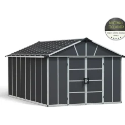 Casetta da giardino in metallo Palram Yukon sp 10 mm H252xL519xP332 cm