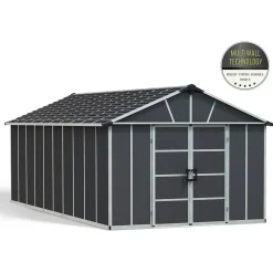 Casetta da giardino in metallo Palram Yukon sp 10 mm H252xL643xP332 cm