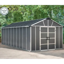 Casetta da giardino in metallo Palram Yukon sp 10 mm H252xL643xP332 cm