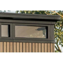 Casetta da giardino in plastica Keter Pent sp. 20 mm marrone chiaro 6 m²