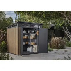 Casetta da giardino in plastica Keter Pent sp. 20 mm marrone chiaro 4,7 m²