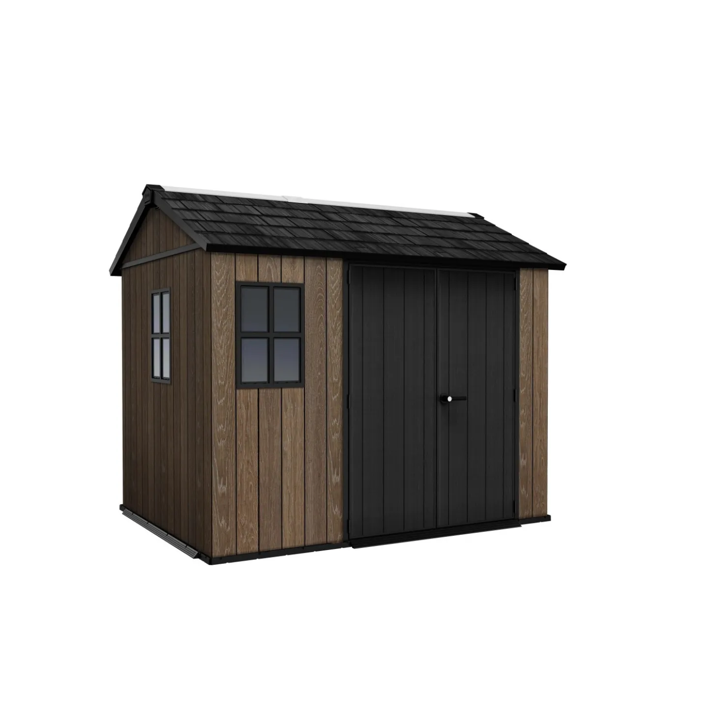 Casetta da giardino in plastica Keter Apex sp.20 mm marrone scuro 5,2 m²