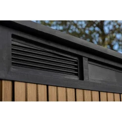 Casetta da giardino in plastica Keter Pent sp. 20 mm marrone chiaro 7,4 m²