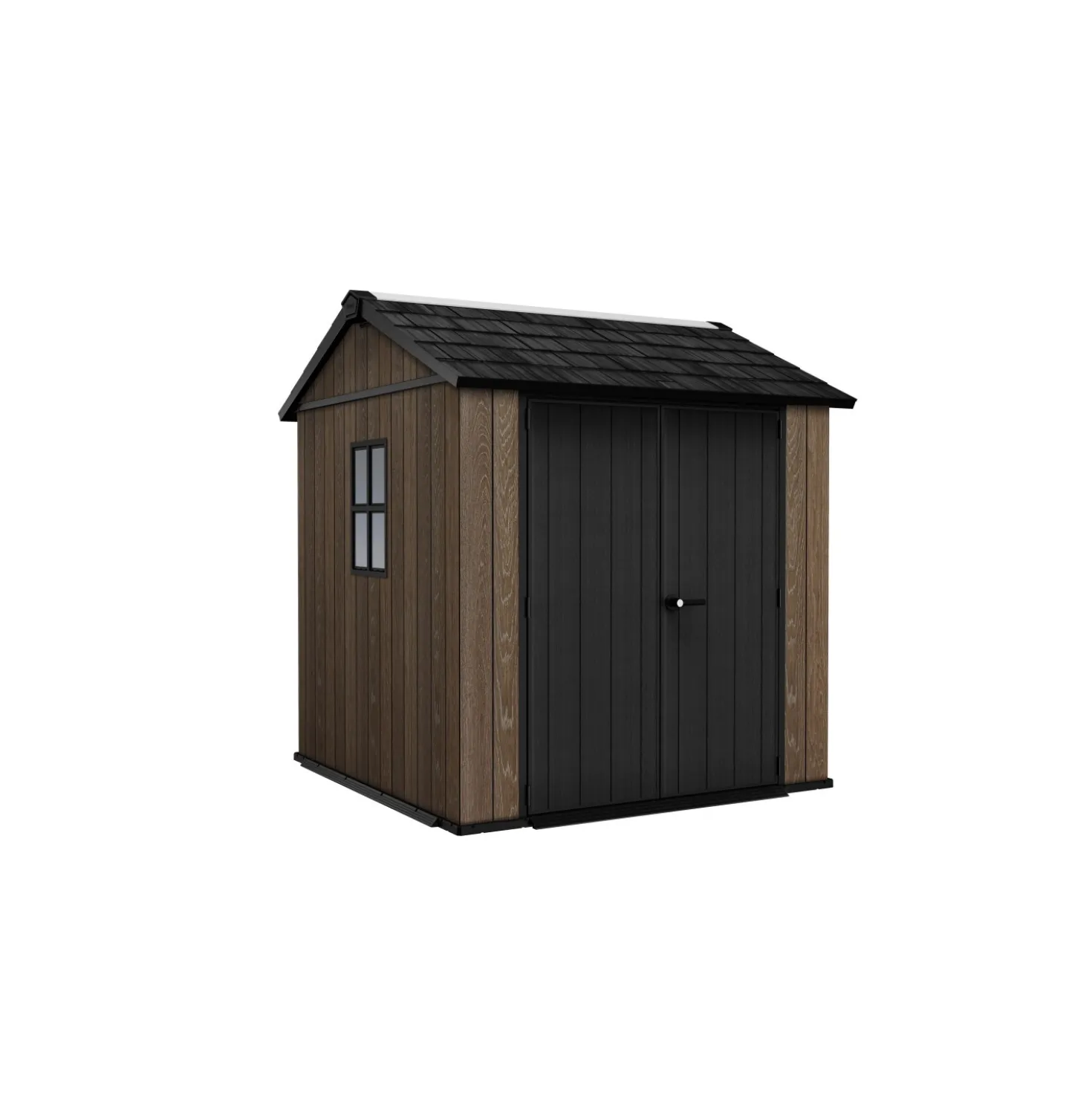 Casetta da giardino in plastica Keter Apex sp.20 mm marrone scuro 7,4 m²