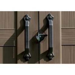 Casetta da giardino in plastica Keter Factor sp 1,6 mm marrone 3,39 mq