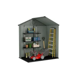 Casetta da giardino in plastica Keter Darwin 6x4 sp 16 mm verde 2,2 m²