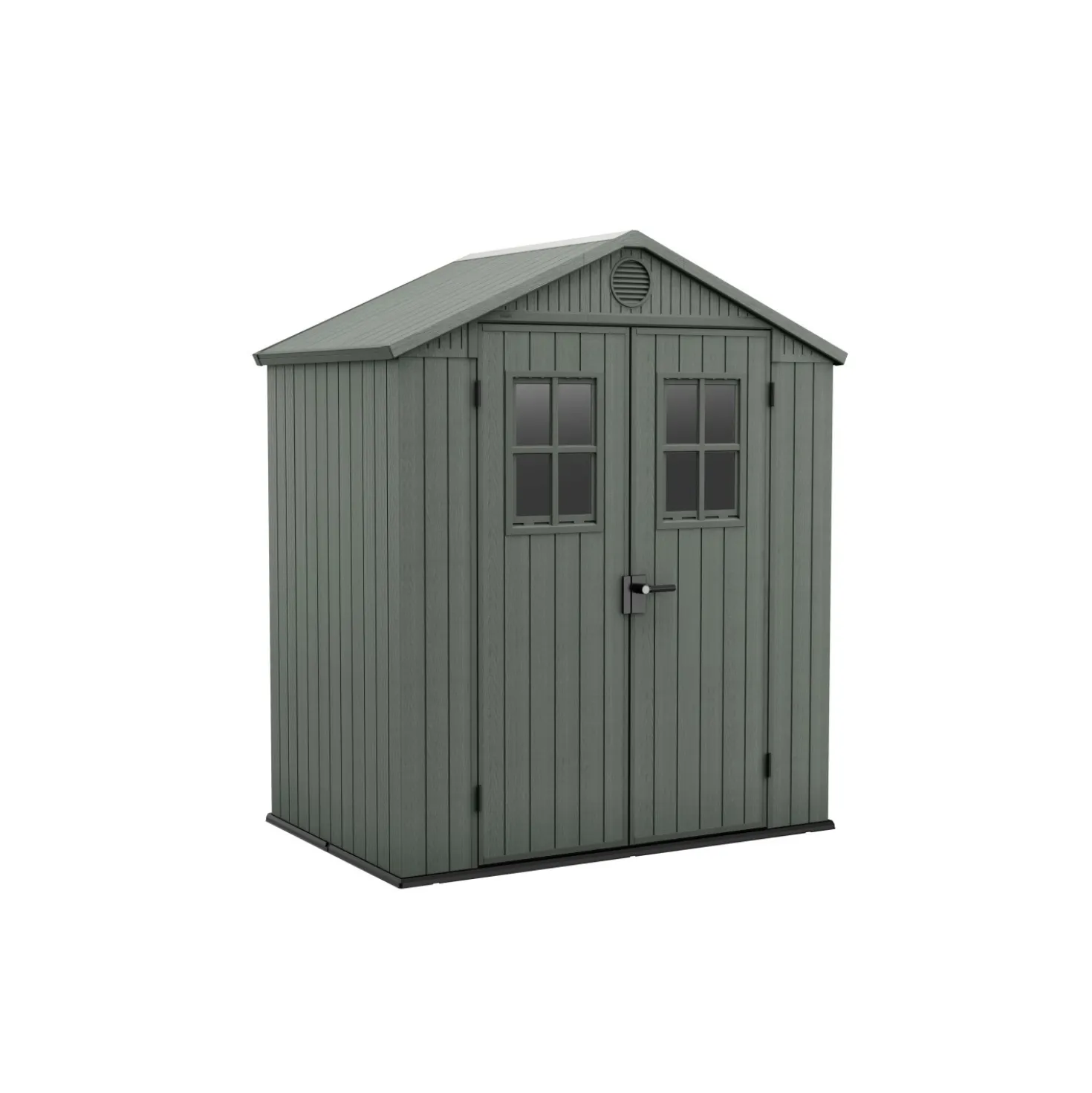 Casetta da giardino in plastica Keter Darwin 6x4 sp 16 mm verde 2,2 m²