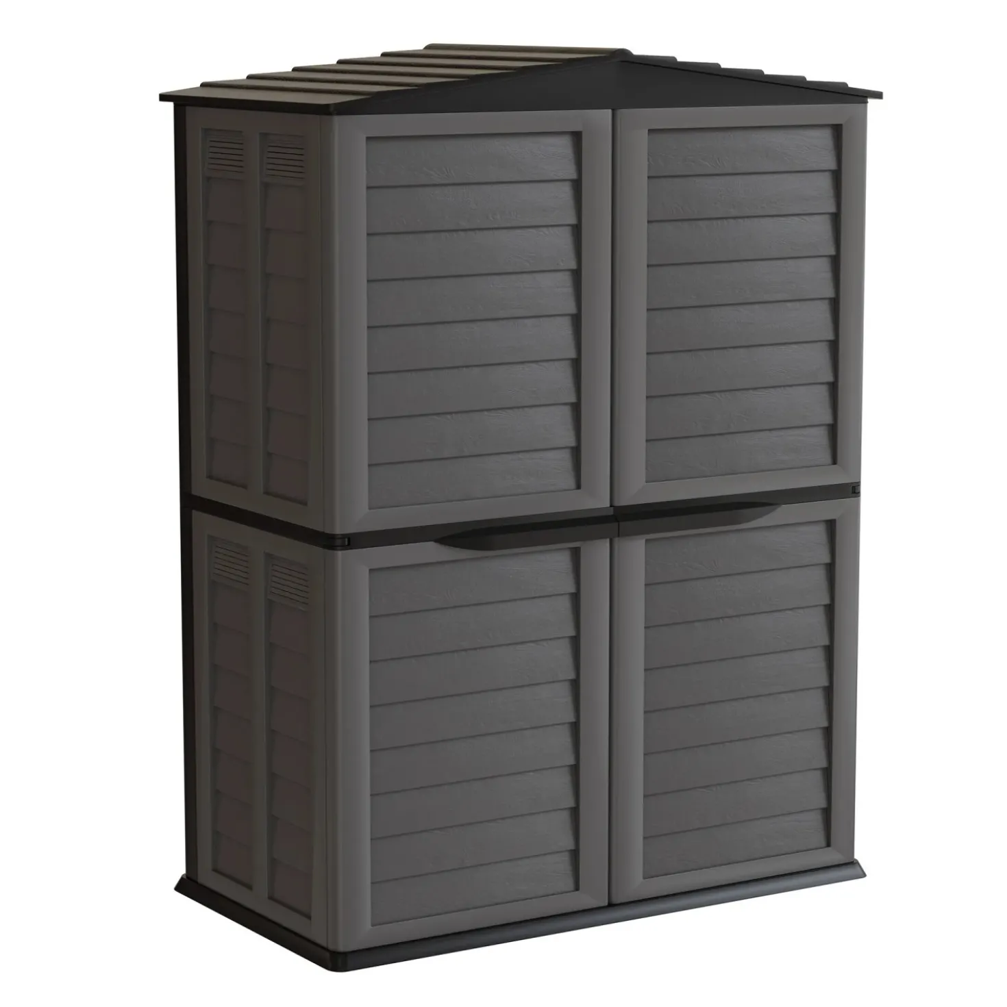 Casetta da giardino in PVC Garden Shed sp. 60 mm antracite 2,5 m²