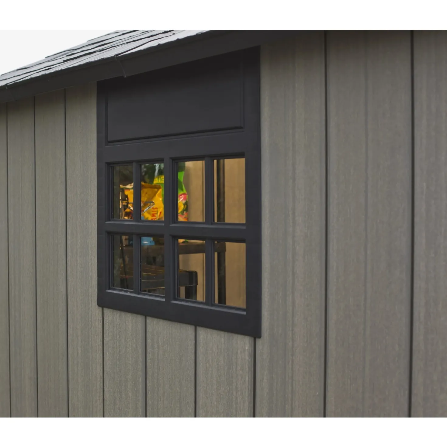 Casetta da giardino in resina Keter Oakland sp. 20 mm grigio 4,5 m²