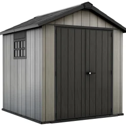 Casetta da giardino in resina Keter Oakland sp. 20 mm grigio 4,5 m²