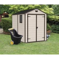 Casetta da giardino in resina Keter Manor beige 4,4 m²