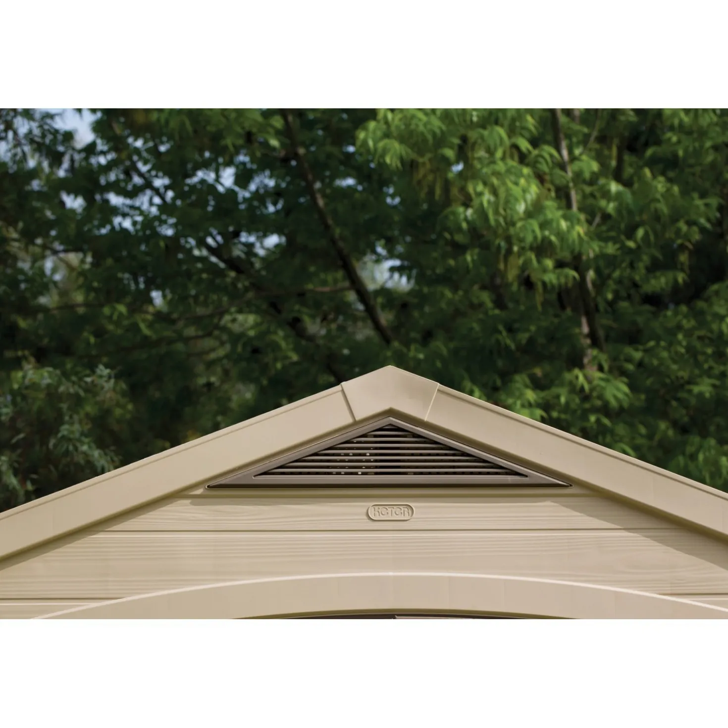 Casetta da giardino in resina Keter Factor sp. 16 mm beige 4,67 m²