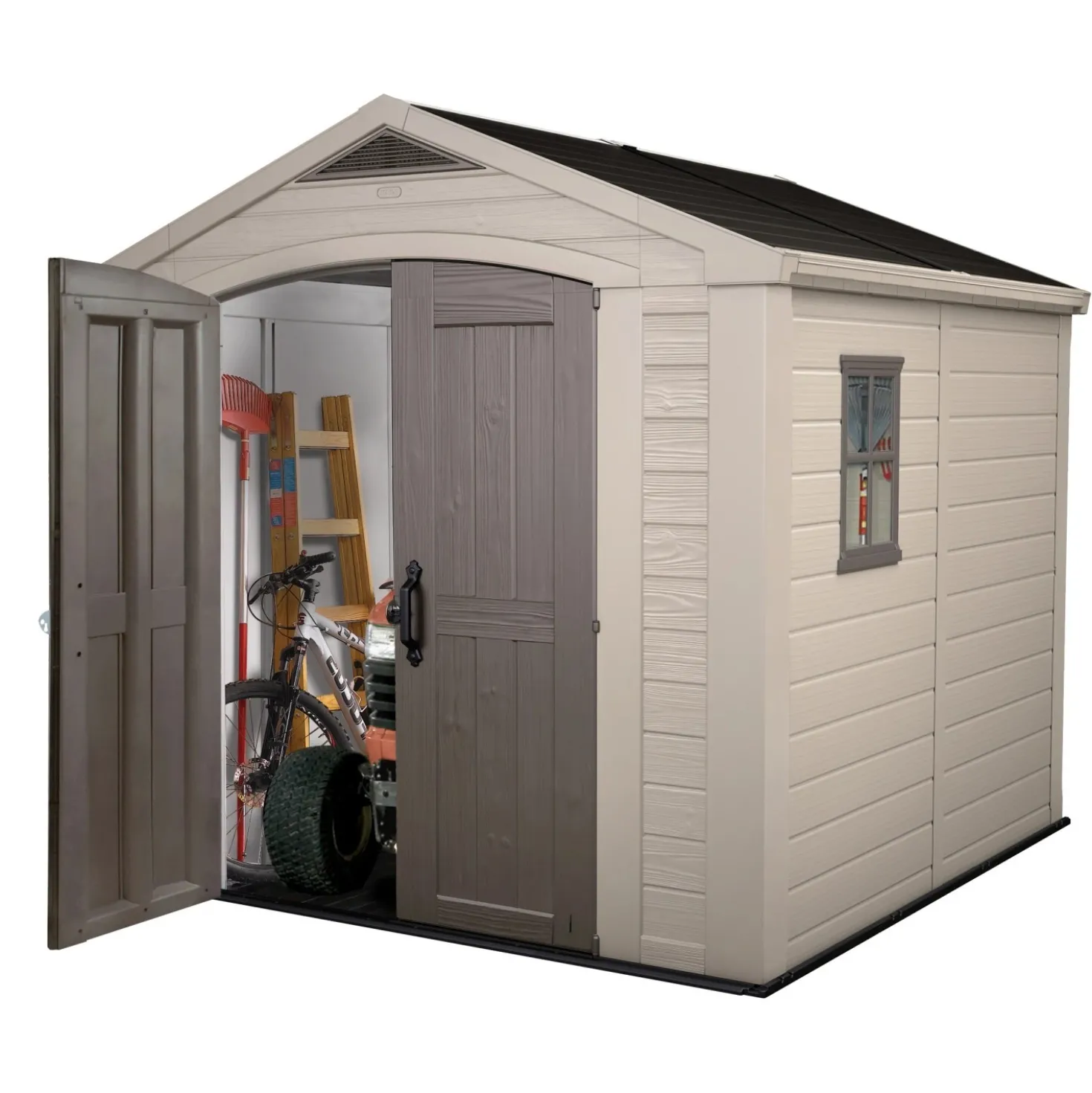 Casetta da giardino in resina Keter Factor sp. 16 mm beige 4,67 m²