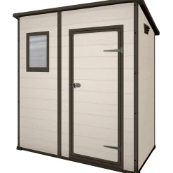 Casetta da giardino in resina Keter Manor Pent sp. 16 mm beige 3,38 m²