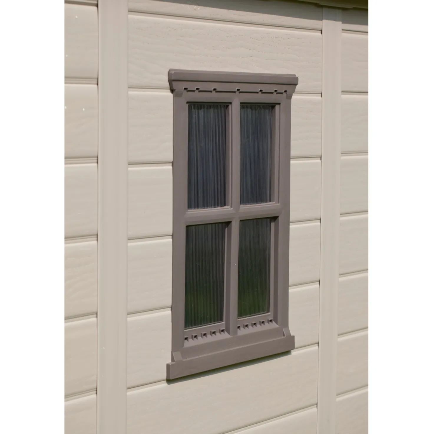 Casetta da giardino in resina Keter Factor sp. 16 mm beige 8,1 m²