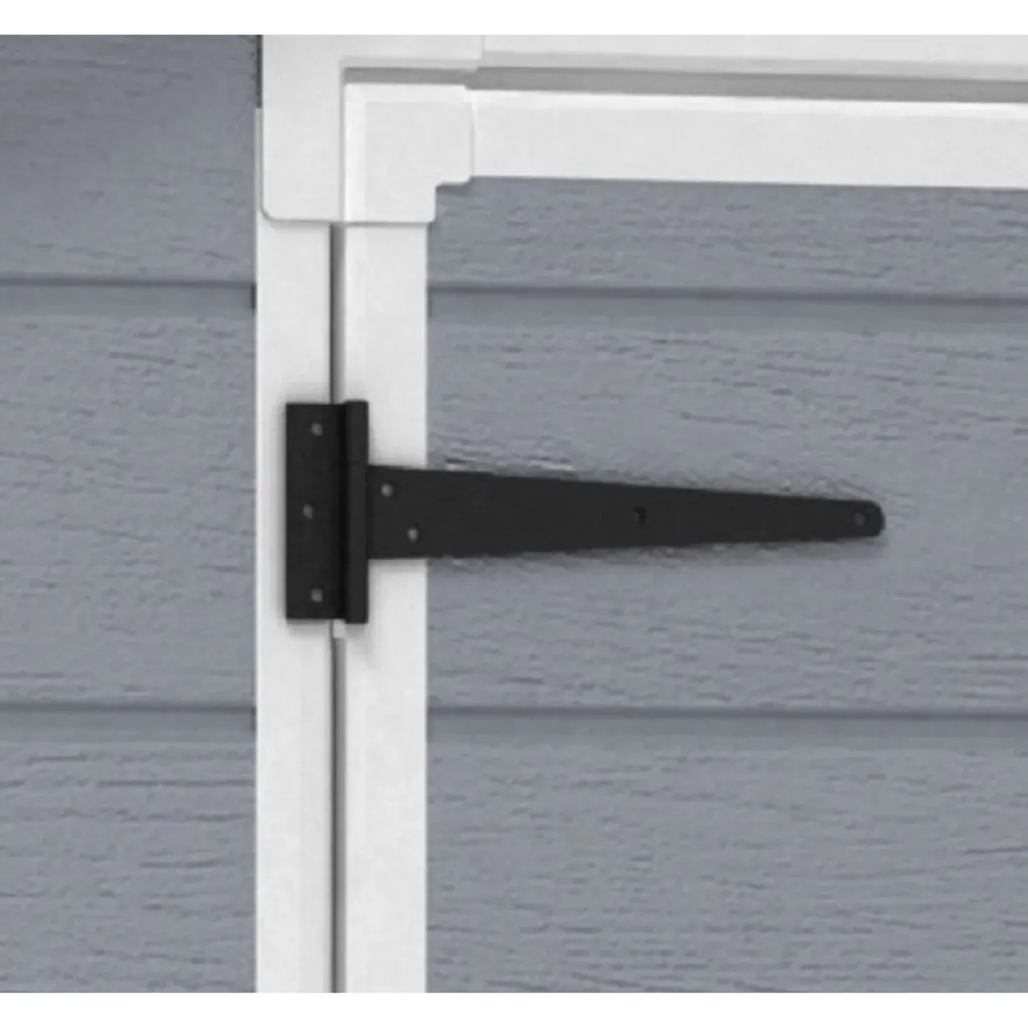 Casetta da giardino in resina Keter Manor sp. 16 mm 185x152x226 cm grigio