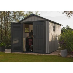 Casetta da giardino in resina Keter Oakland sp. 20 mm grigio 7,18 m²