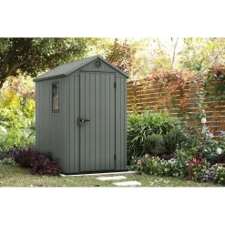 Casetta da giardino in resina termoplastica Keter Darwin 4x6m verde