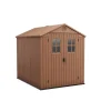 Casetta da giardino in resina Keter Darwin 6x8 sp. 16 mm marrone 4,63
