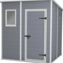 Casetta da giardino in resina Keter Manor Pent sp. 16 mm grigio 3,4 m²