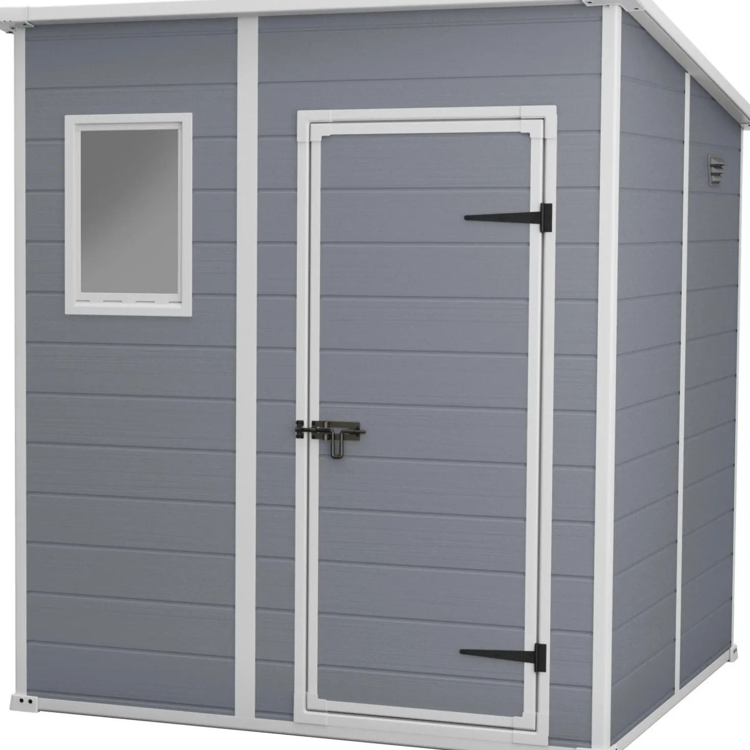 Casetta da giardino in resina Keter Manor Pent sp. 16 mm grigio 3,4 m²