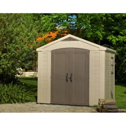 Casetta da giardino in resina Keter sp. 16 mm beige 4,42 m²
