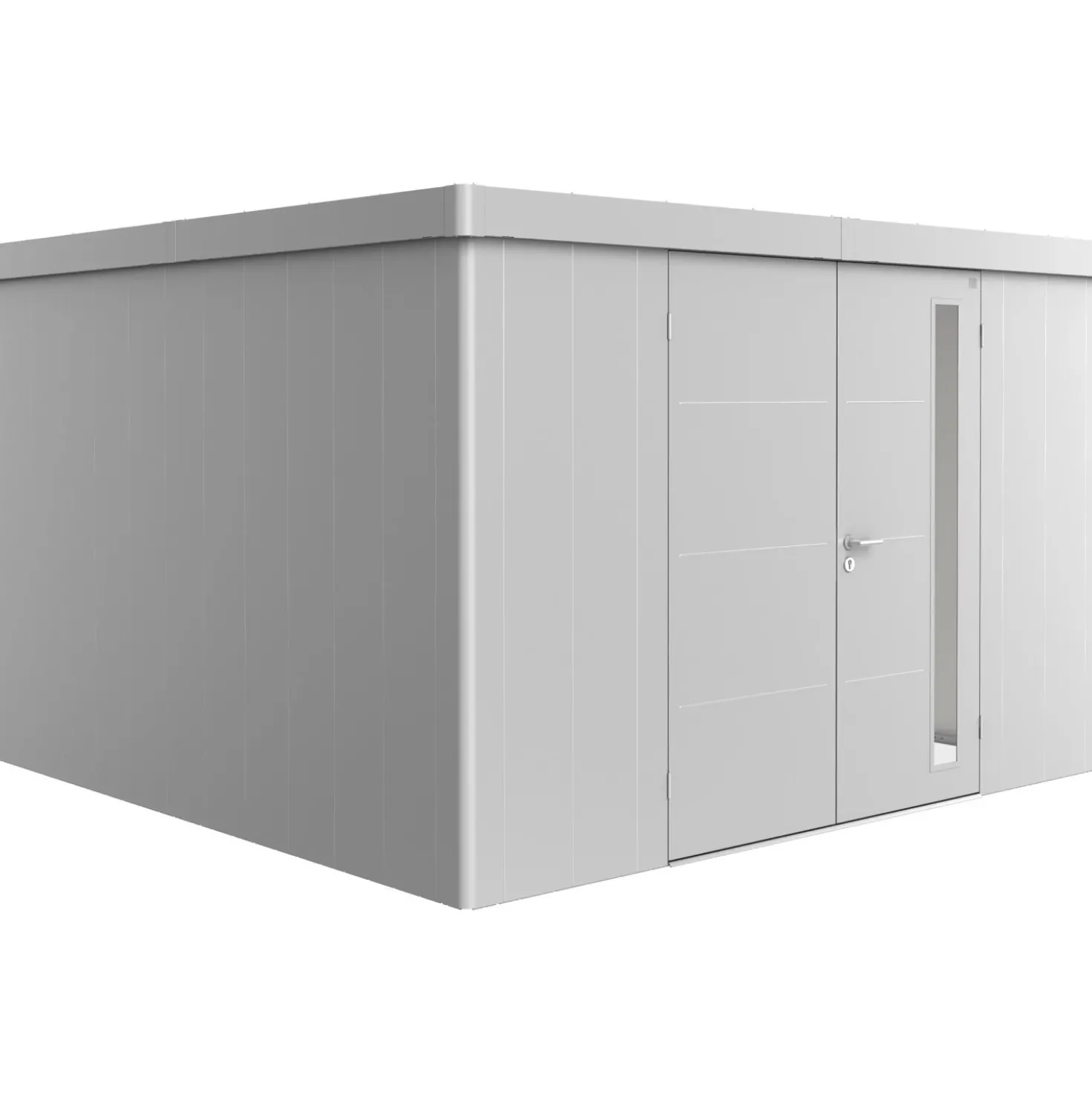 Casetta da giardino Neo 4D Argento metal. 200x167 cm 2 porte