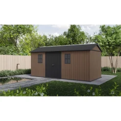 Casetta in resina Keter Newton + 7517/1775 marrone 10,3 m²