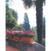 Cassetta Itaca con sottocassetta 60x20x17 cm in plastica terracotta