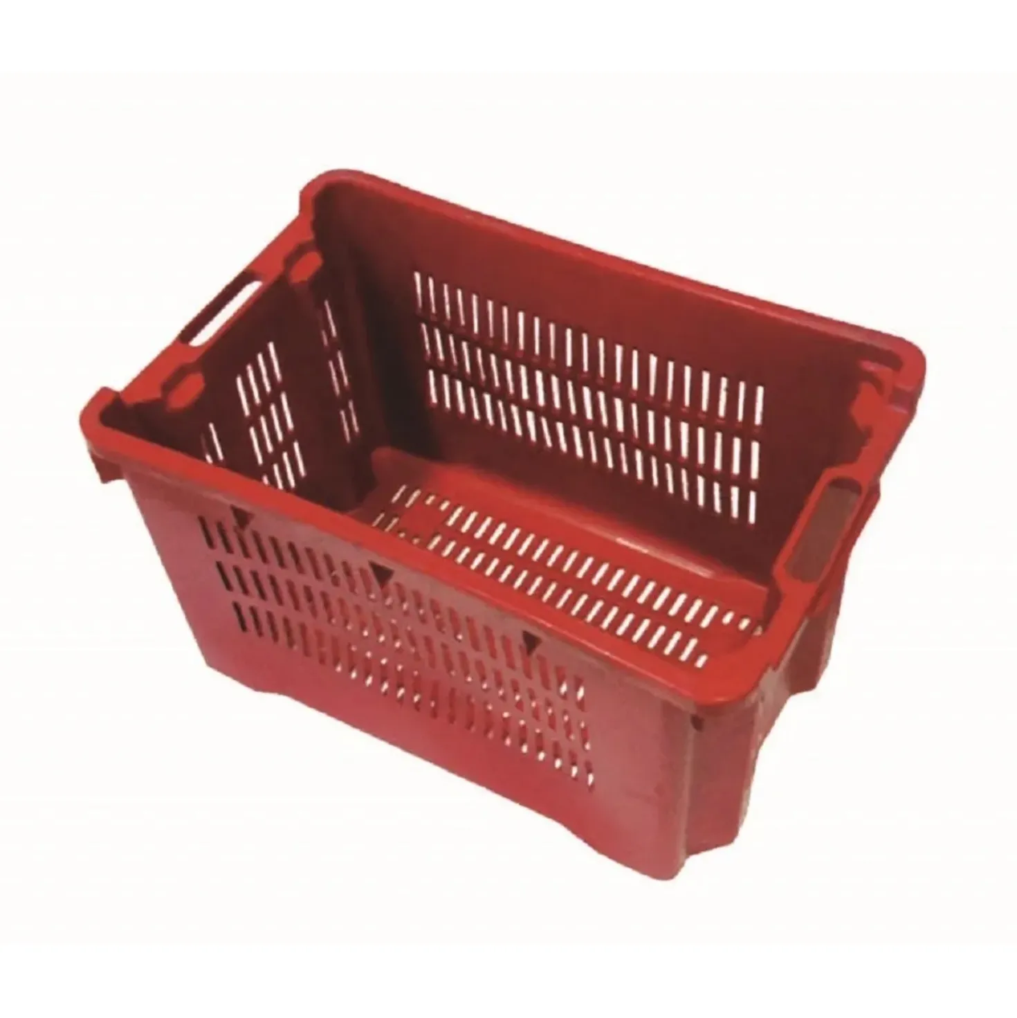 Cassetta per olive e prodotti agricoli rettangolare forata 56x35x31 cm 40 litri