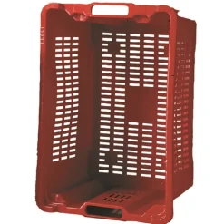 Cassetta per olive e prodotti agricoli rettangolare forata 56x35x31 cm 40 litri