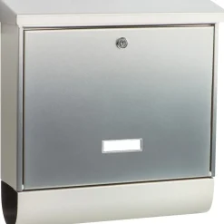 Cassetta postale acciaio inox Burg Wächter Inoxstar con box giornali