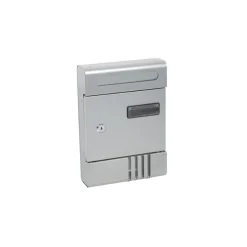 Cassetta postale in lamiera Cubby 200x300x60 mm argento