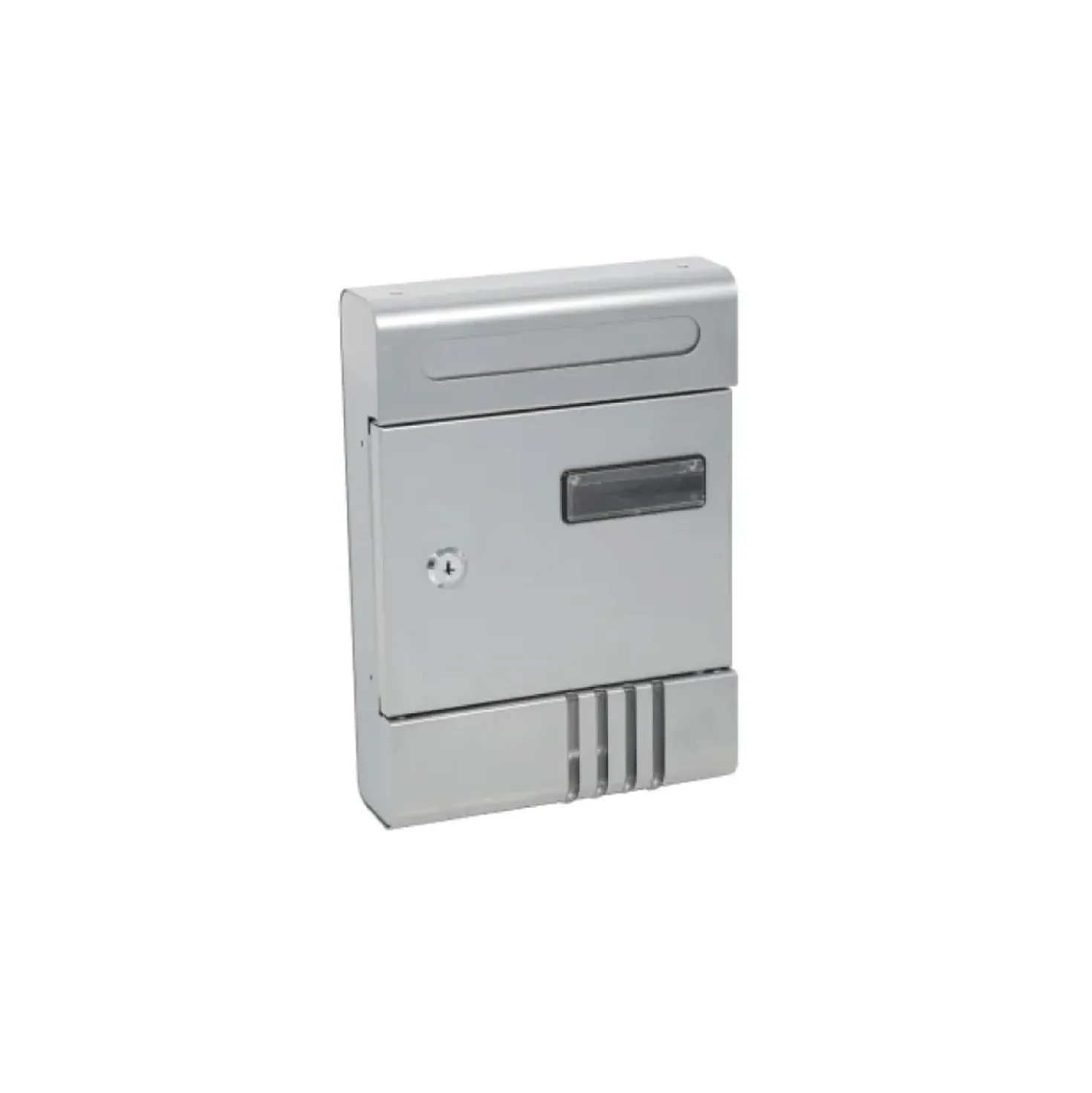 Cassetta postale in lamiera Cubby 200x300x60 mm argento