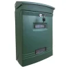 Cassetta postale in lamiera Prima 255x375x120 mm verde